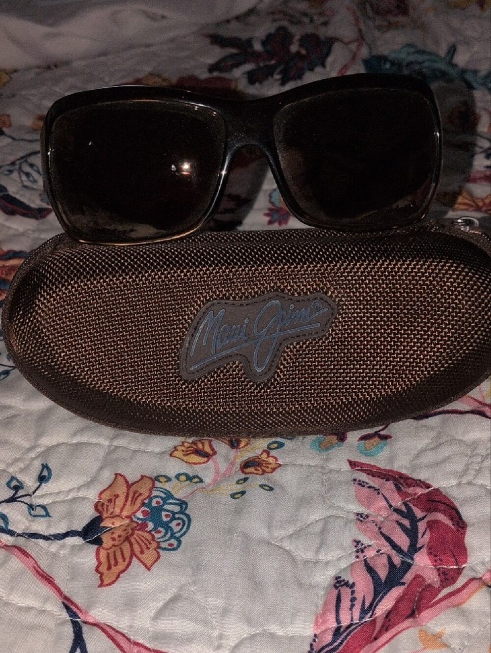 Maui Jim Brown Ombre Rectangular Sunglasses - Picture 2 of 5